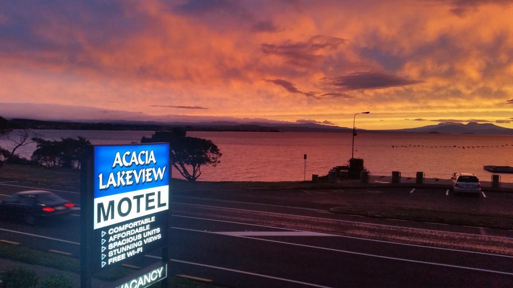 Acacia Lake View Motel Taupo Eksteriør bilde